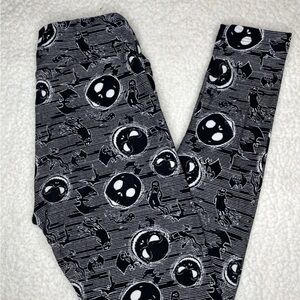 LuLaRoe Black and White Graphic Leggings